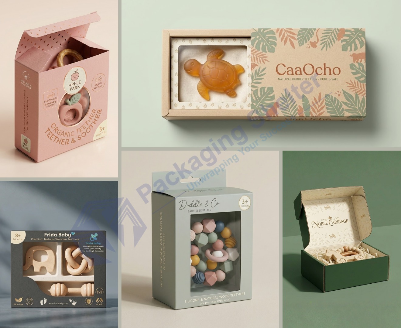 Eco-Friendly Baby Teether Concept
