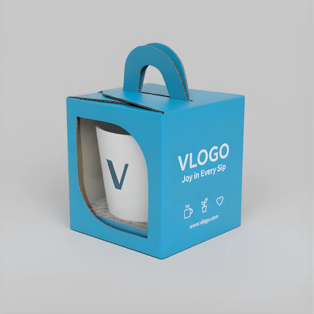 Secure Mug Packaging with Custom Design
